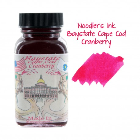 Noodler's Ink 3oz Glass Bottle Baystate Cape Cod Cranberry