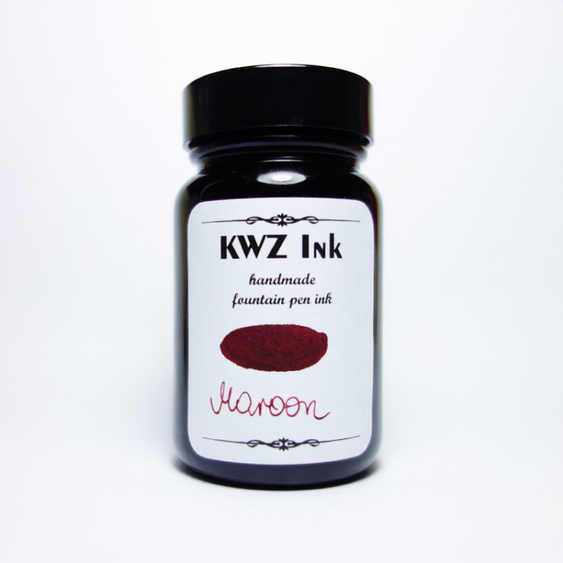 KWZ Maroon Fountain Pen Ink 60ml Made in Poland 香港鋼筆專門店