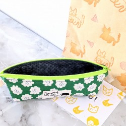 Granny.thecat Pen Pouch - White Flower