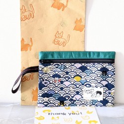 Granny.thecat Stationary Pouch - Swimming Cats
